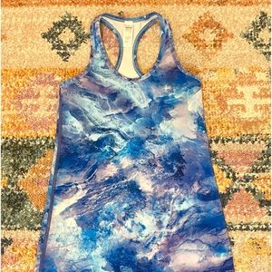 Ivivva by Lululemon Blue and Purple Tank Top